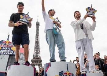 Trevor McClung a Leticia Bufoni ovládli Red Bull Paris Conquest