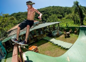 Luan Oliveira předvede ve své show i své miniramp skillz