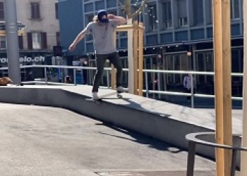 Simon Stricker na streetech v Zürichu