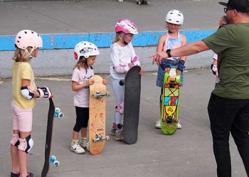 Akce Girls Spin Sk8 Wheels proběhla v červnu na Gutovce