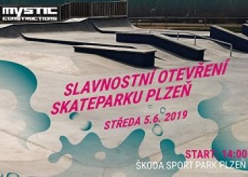 Slavnostní otevření nového skateparku v Plzni