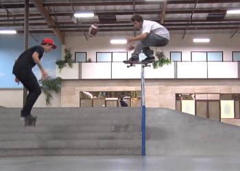 Chris Joslin v Berrics spojil skateboarding a americký fotbal