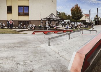 Video ze slavnostního otevření skateparku v Chlumci nad Cidlinou