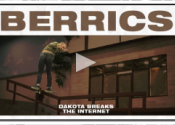 Dakota Servold naložil kink railu v Berrics
