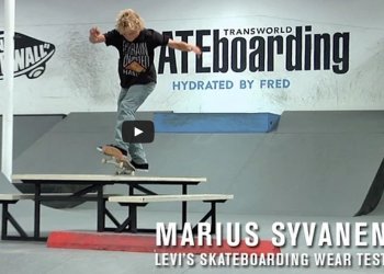 Marius Syvanen otestoval v TWS parku novou Levi’s kolekci