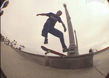 Sebo Walker v technickém editu pro Thrasher