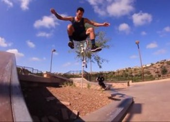 Nyjah Huston zavítal s fellákama do Carlsbad parku