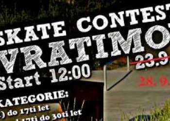 Skate Contest Vratimov již tento čtvrtek!