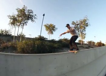 Jordan Hoffart předvedl ve Firing line nekonečný boardslide