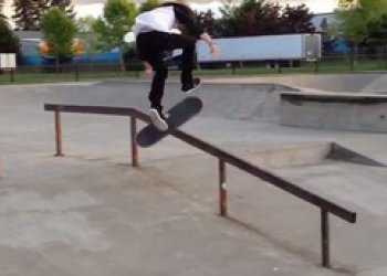 Late flip fs boardslide z railu? Někteří už fakt neví co by