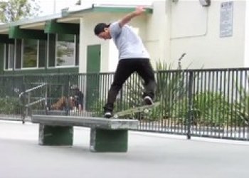 Morgan Smith na warm-up session v Cherry parku