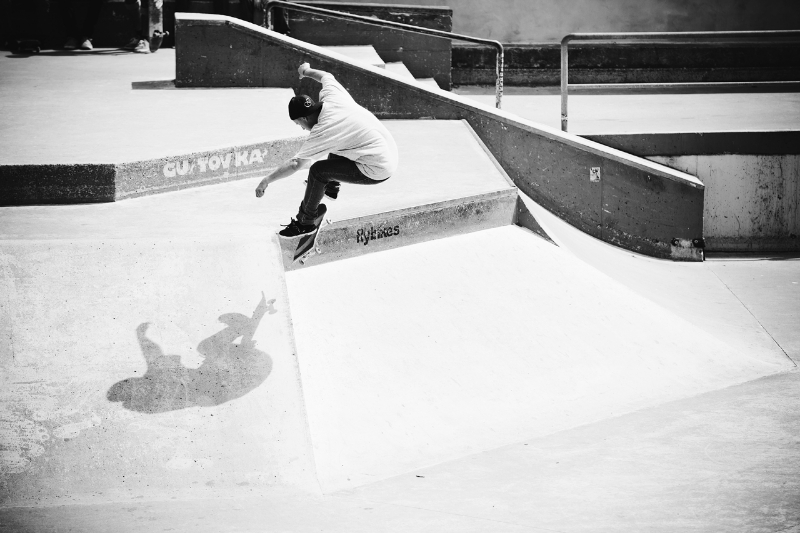 Arnošt Ceral a flip to fakie na letošním Concrete Jamu.