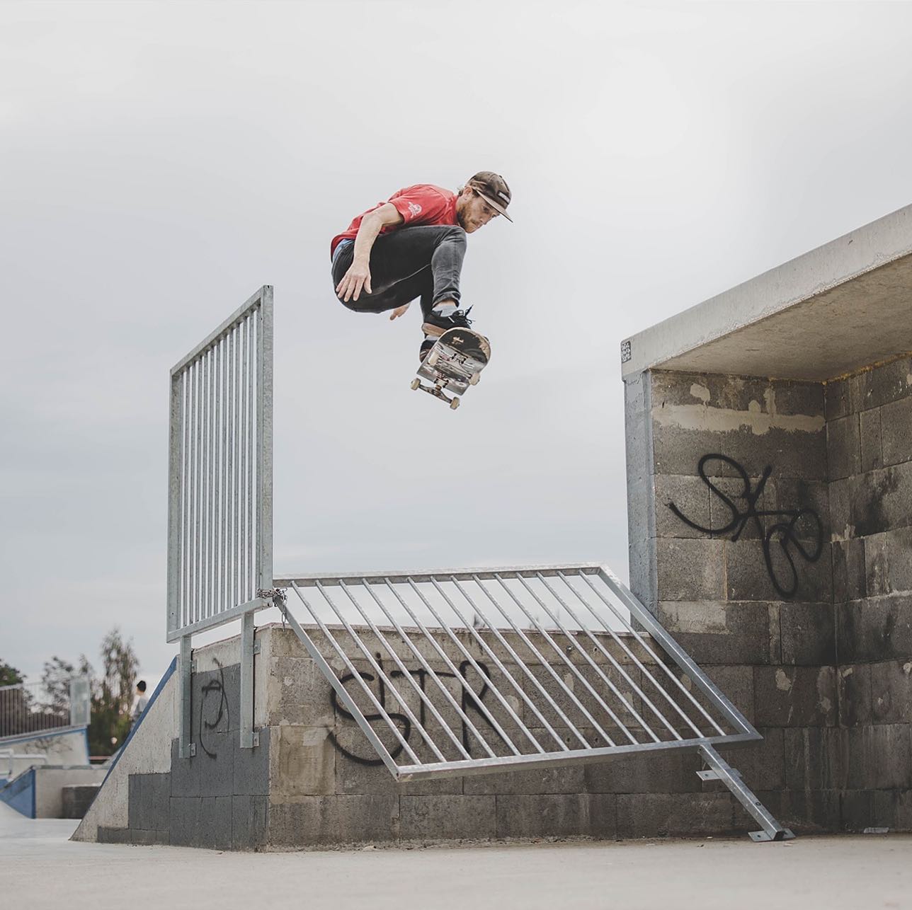 Martin Švec na fotce z plzeňského skateparku.